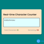 CHARACTER COUNTER