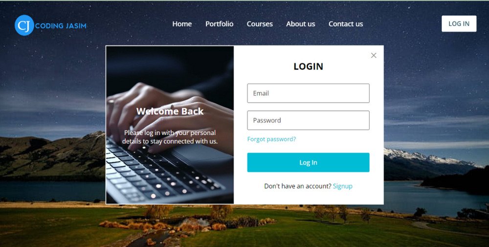 LOGIN & SIGNUP FORM