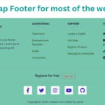 Bootstrap Footer for all Website