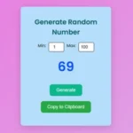Random Number Generator