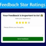 How to create Feedback Star Ratings Form with HTML, CSS Bootstrap 5 and JavaScript