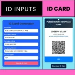 ID Card Generator with QR Code
